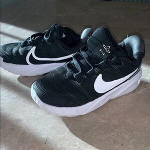 Nike Kids Black and White Sneakers